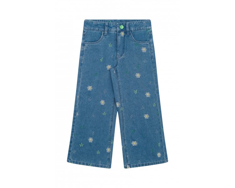 SOMEONE : Denim lange broek denim blauw