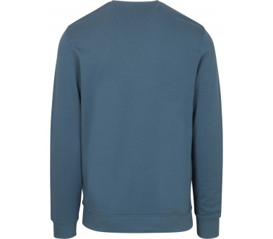 LYLE & SCOTT : Effen sweater ronde hals met logo