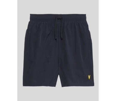 LYLE & SCOTT : Effen zwemshort met logo