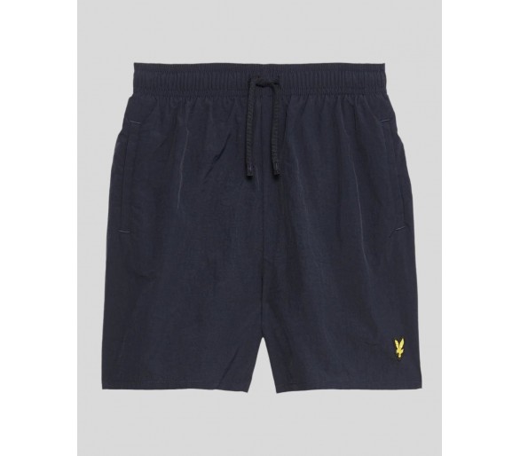 LYLE & SCOTT : Short de bain uni avec logo