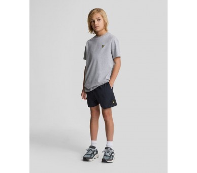 LYLE & SCOTT : Short de bain uni avec logo