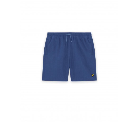 LYLE & SCOTT : Short de bain uni avec logo