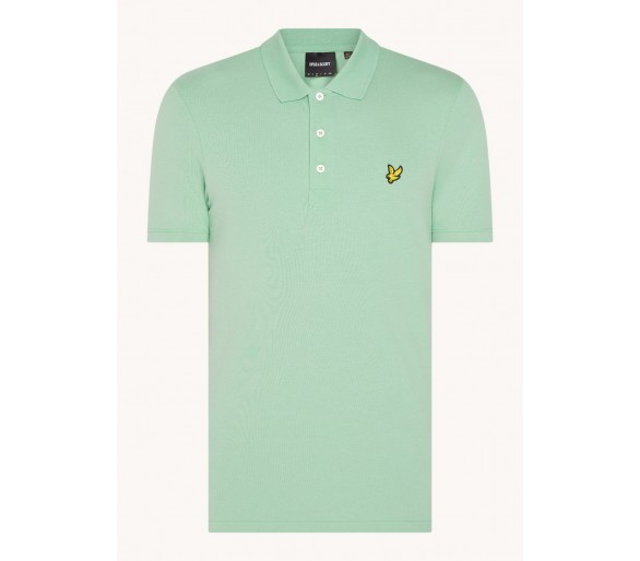 LYLE & SCOTT : Polo uni avec logo