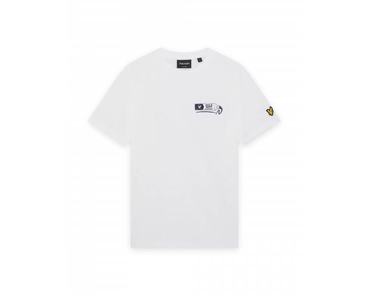 LYLE & SCOTT : T-shirt imprimé avec logo