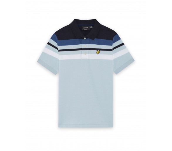 LYLE & SCOTT : Polo à rayures et logo