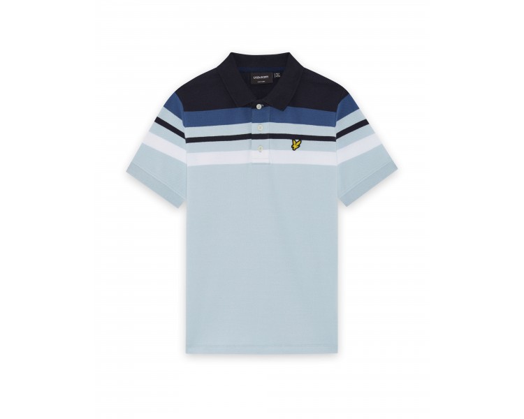 LYLE & SCOTT : Polo à rayures et logo