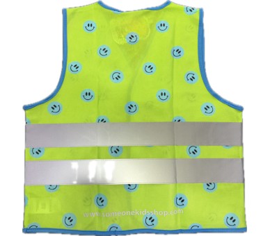 SOMEONE: Fluorescent vests with footballs