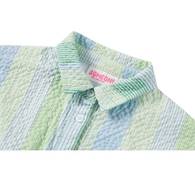 SOMEONE : robe à manches courtes multi