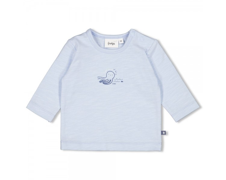 FEETJE : T-shirt à manches longues - Bleu océan