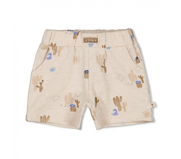 FEETJE : Short AOP - Sssiesta Offwhite mélange