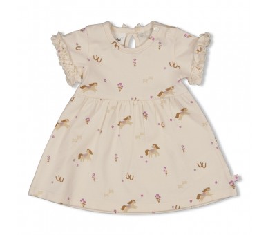 FEETJE : Robe AOP k/m - Flower Ranch Offwhite