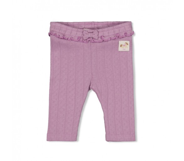 FEETJE : Leggings côtelés ajourés - Flower Ranch V