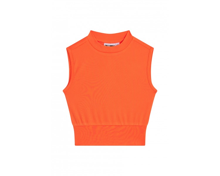 SOMEONE : T-shirt sans manches orange