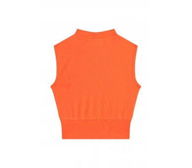 SOMEONE : T-shirt sans manches orange