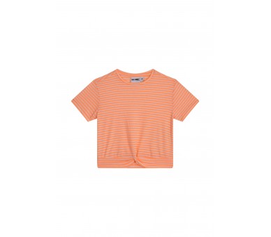 SOMEONE : T-shirt korte mouwen fluo oranje