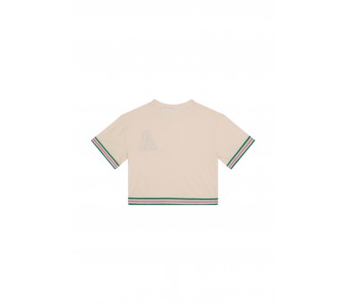 SOMEONE : T-shirt à manches courtes écru foncé