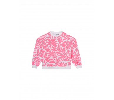 SOMEONE : Sweater met fluo print