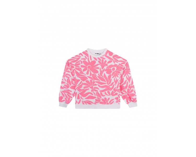 SOMEONE : Sweater met fluo print