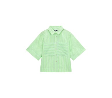 SOMEONE : T-shirt à manches courtes vert fluo