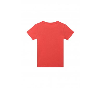 SOMEONE : T-shirt à manches courtes orange foncé