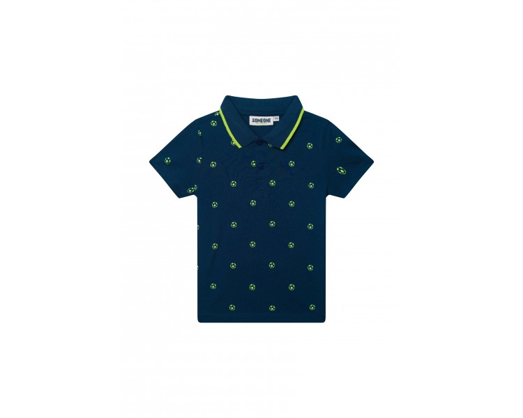 SOMEONE : Polo km met print