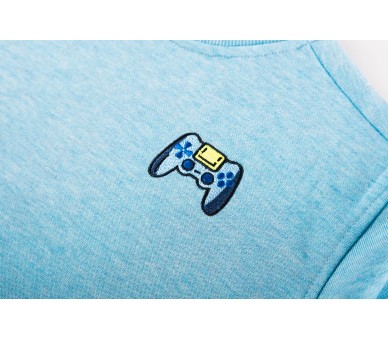 SOMEONE : Top sweater met gamercontroler op de borst