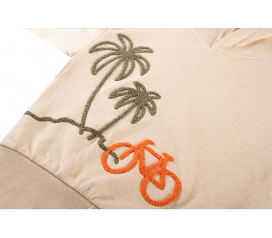 SOMEONE : pull à manches longues mélange beige