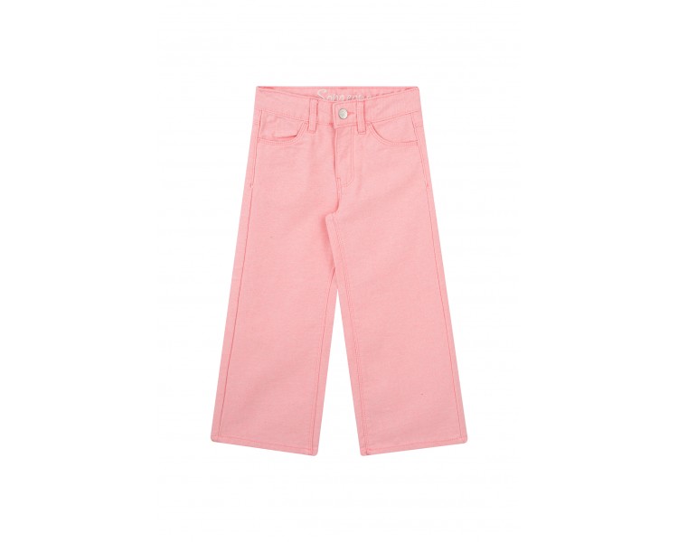 SOMEONE : Pantalon long rose fluo