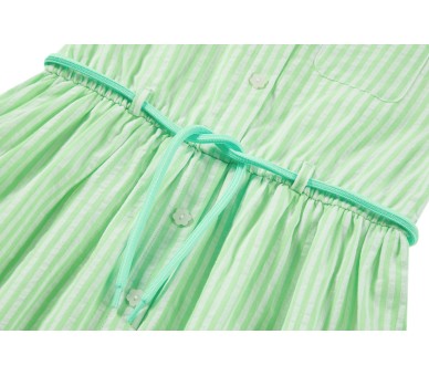 SOMEONE : Jurk met streepjes en knoopjes vooraan