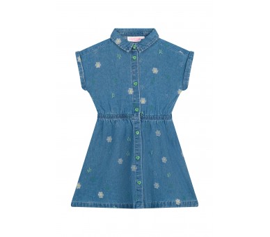 SOMEONE : Jeanskleedje met bloemetje