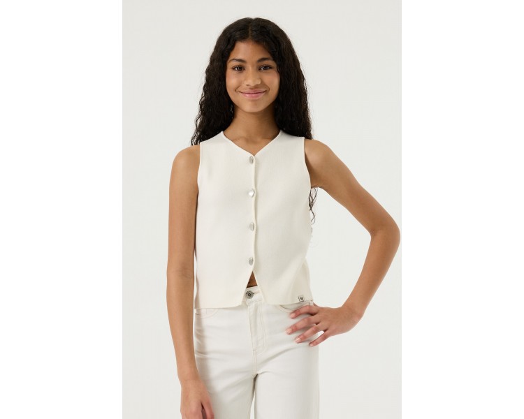 GARCIA : Trendy gilet met knopen