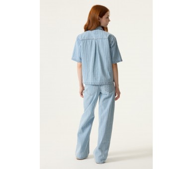 GARCIA : Top jeanshemdje met streep