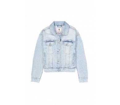 GARCIA : Jolie veste en jean à boutons.