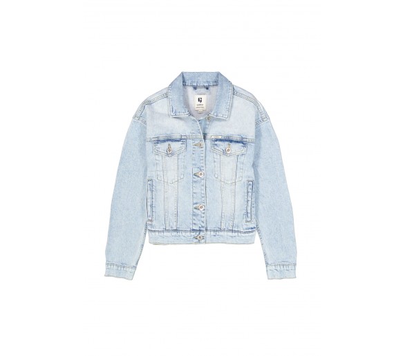 GARCIA : Jolie veste en jean à boutons.