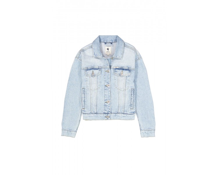 GARCIA : Jolie veste en jean à boutons.