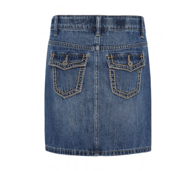 GRUNT : jupe en jean à cinq poches