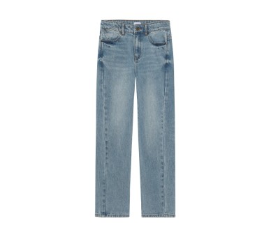 GRUNT : Balloon jeans in antiekblauw