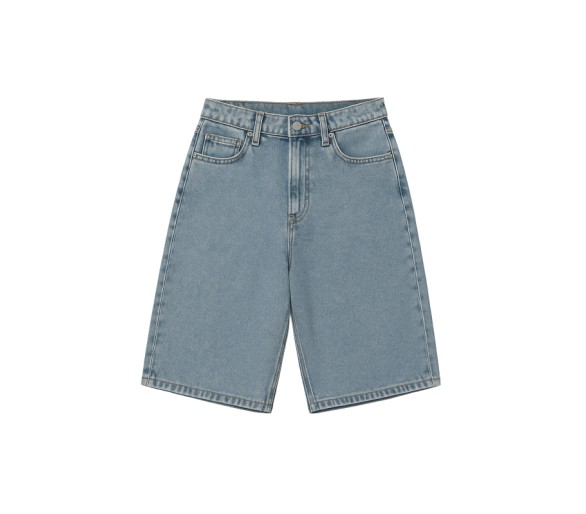 GRUNT : short côtelé bleu large