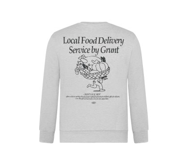GRUNT : sweatshirt met ronde hals