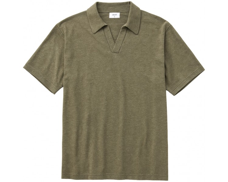 GRUNT : polo tricoté à manches courtes