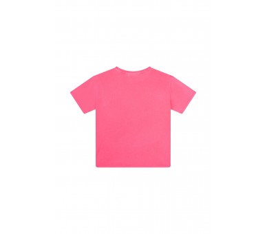 SOMEONE : T-shirt korte mouwen fluo roze