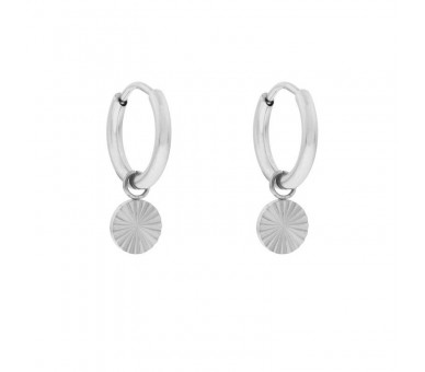 Oorbellen klein met hanger gev