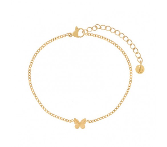 Bracelet with flamed butterfly