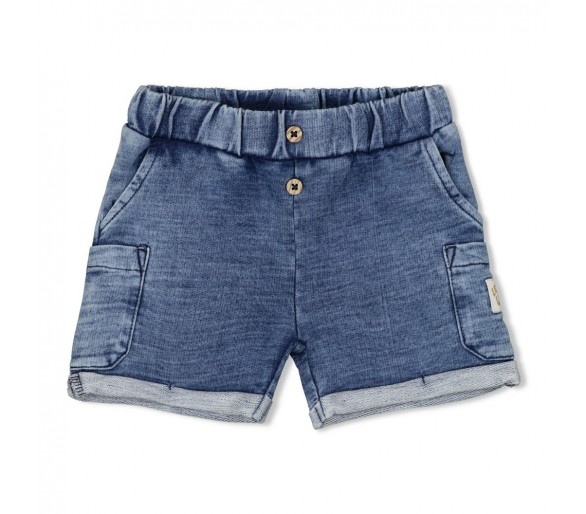 FEETJE : Short jogg denim - Safari Savage L.blauw