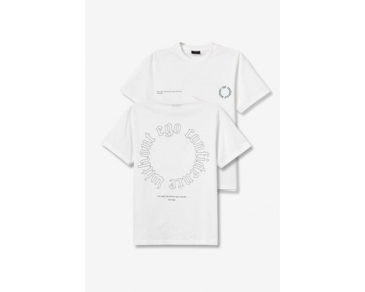 TIFFOSI : T-Shirt kort mouw in White