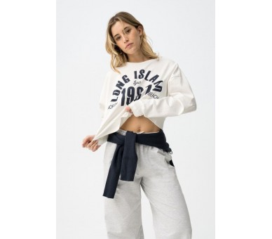 TIFFOSI : Pull blanc étoilé