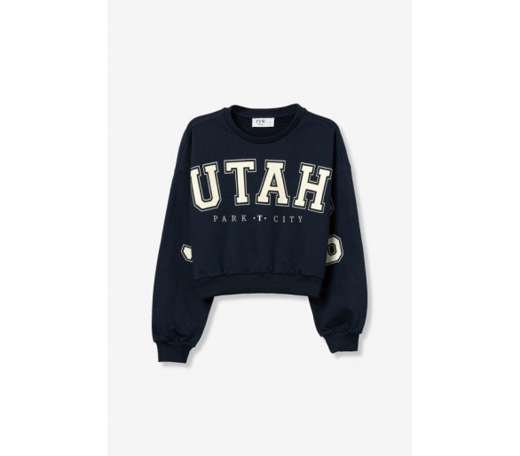 TIFFOSI : Pull bleu Lyon