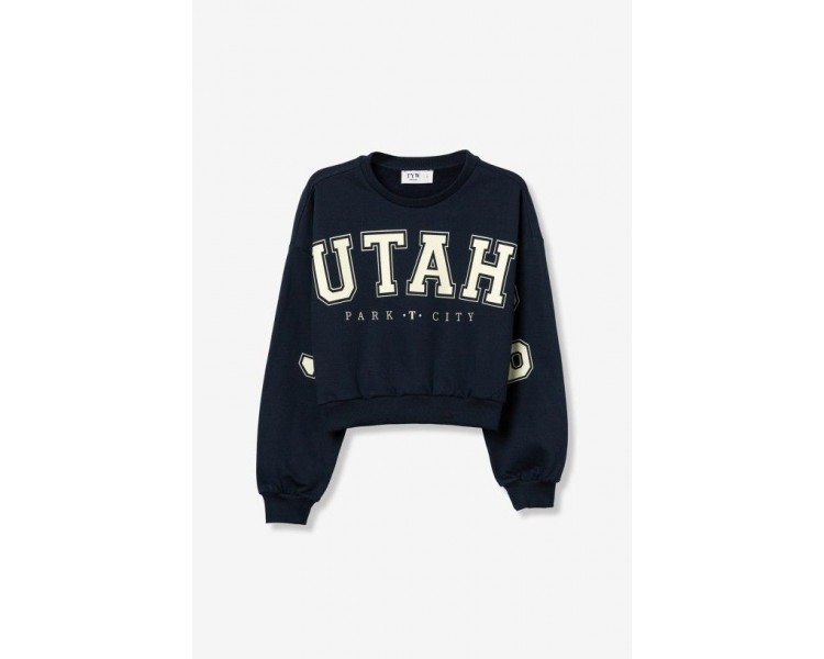 TIFFOSI : Pull bleu Lyon