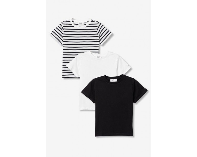 TIFFOSI : T-shirt à manches Shortses noir