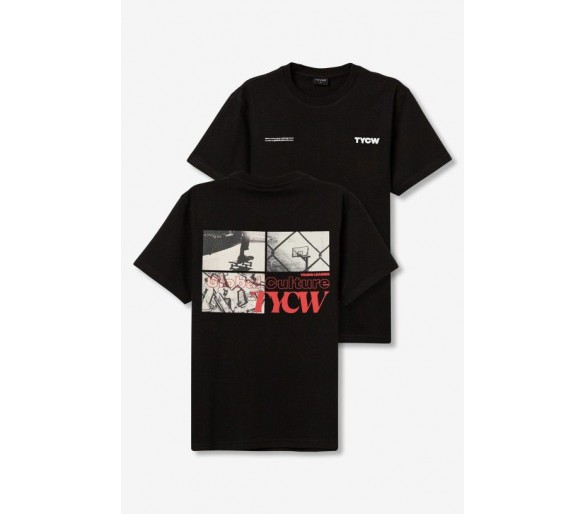 TIFFOSI : T-Shirt kort mouw in Black